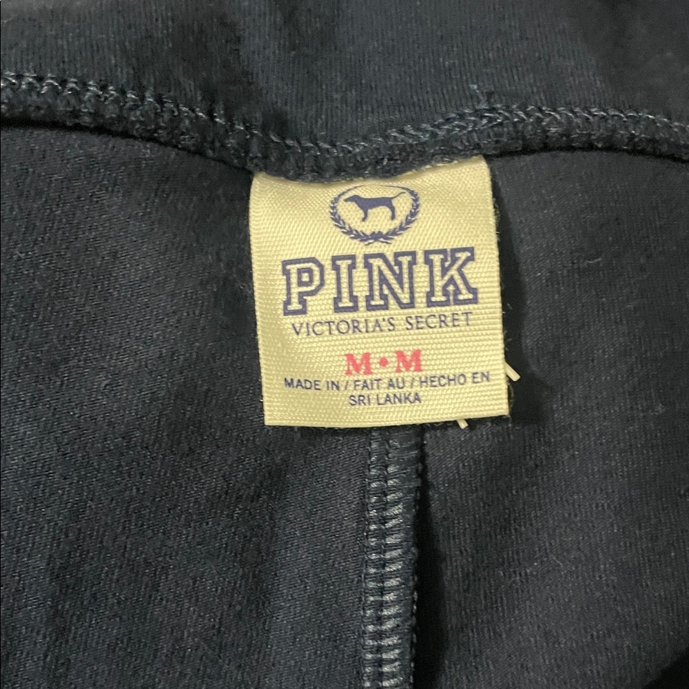 PINK Victoria's Secret flare Leggings - Navy and Pink - Picture 4 of 5